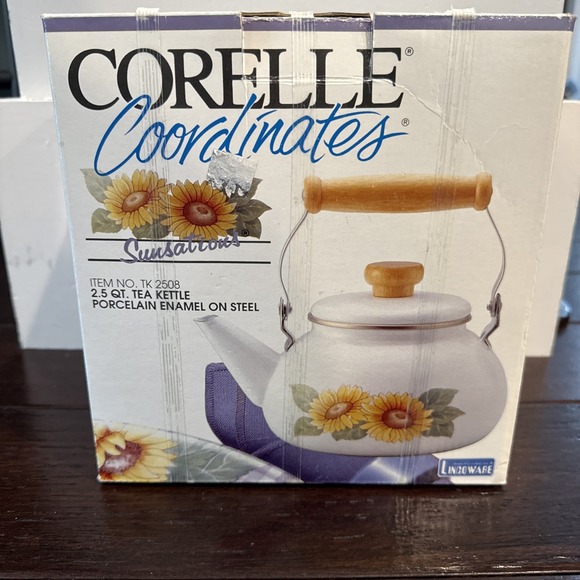 Corelle Other - VTG Corelle Coordinates Sunsations Tea Kettle 2.5 qt NIB